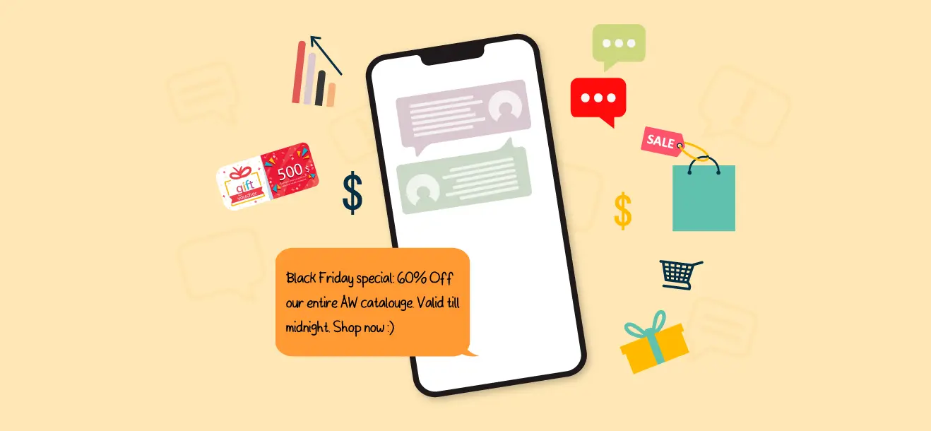 Sell Out Black Friday With SMS